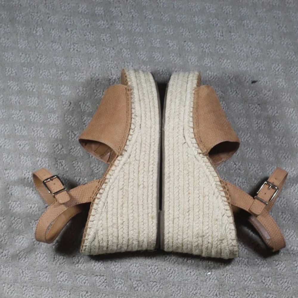 Franco Sarto Size 9 Espadrille Brown 2